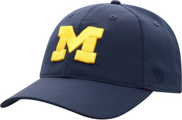 Top of the World Men's Michigan Wolverines Blue Trainer Adjustable Hat
