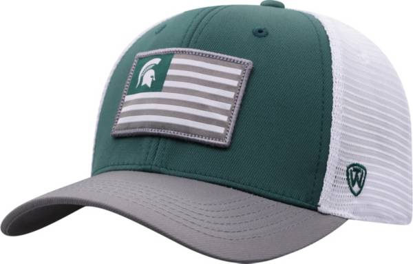 Top of the World Men's Michigan State Spartans Green Pledge Flex Hat