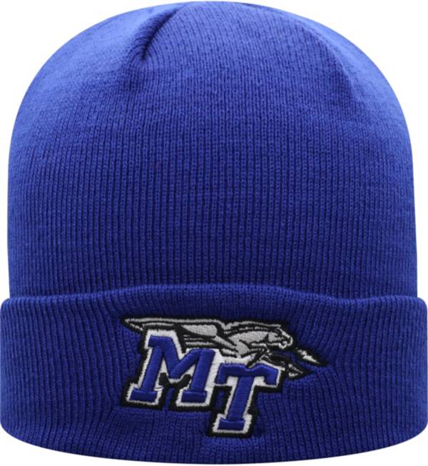 Top of the World Men's Middle Tennessee State Blue Raiders Blue Cuff Knit Beanie