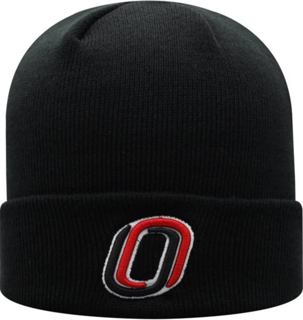 Top of the World Men's Nebraska-Omaha Mavericks Black Cuff Knit Beanie