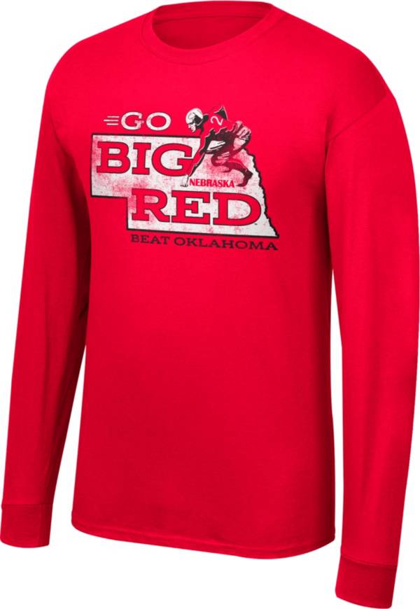 Top of the World Men's Nebraska Cornhuskers Scarlet Game of the Century Long Sleeve T-Shirt