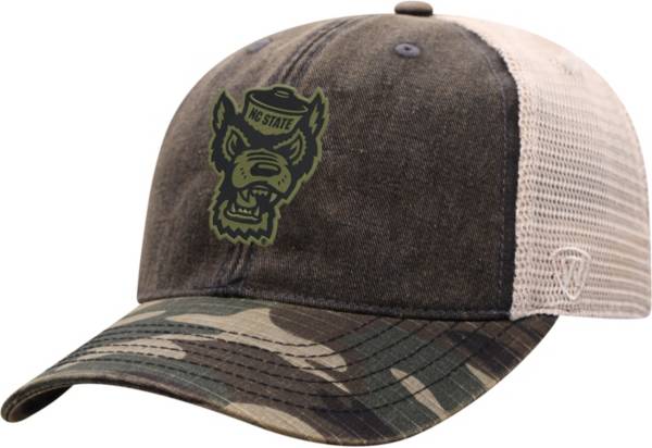 Top of the World Men's NC State Wolfpack Camo OHT Offroad Trucker Hat