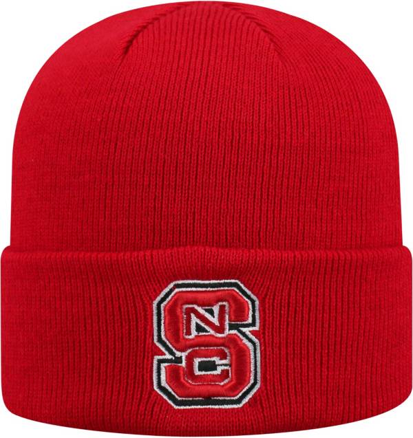 Top of the World Men's NC State Wolfpack Red Cuff Knit Beanie