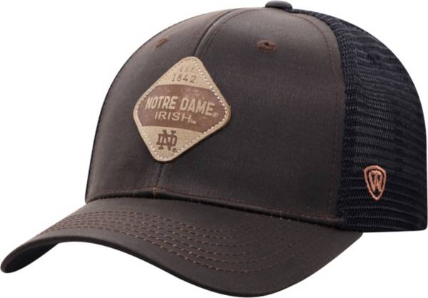 Top of the World Men's Notre Dame Fighting Irish Elm Adjustable Black Hat