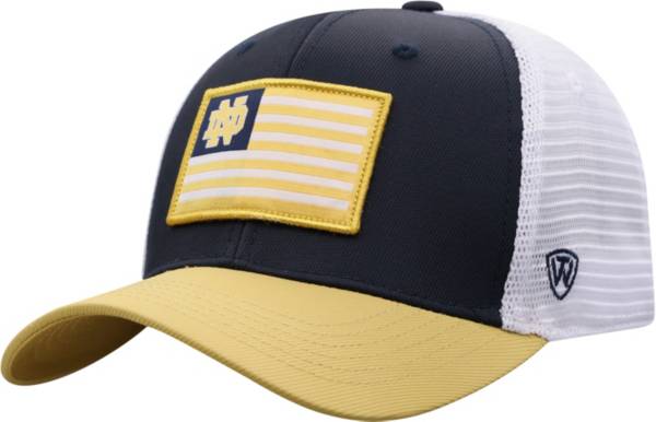 Top of the World Men's Notre Dame Fighting Irish Navy Pledge Flex Hat