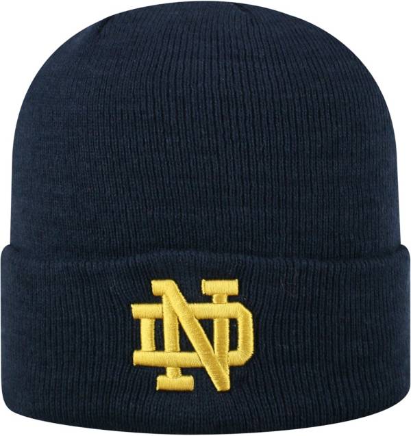 Top of the World Men's Notre Dame Fighting Irish Navy Cuff Knit Beanie