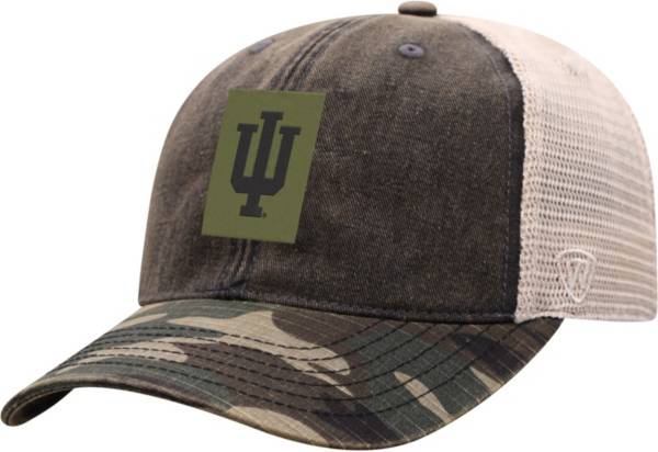 Top of the World Men's Indiana Hoosiers Camo OHT Offroad Trucker Hat