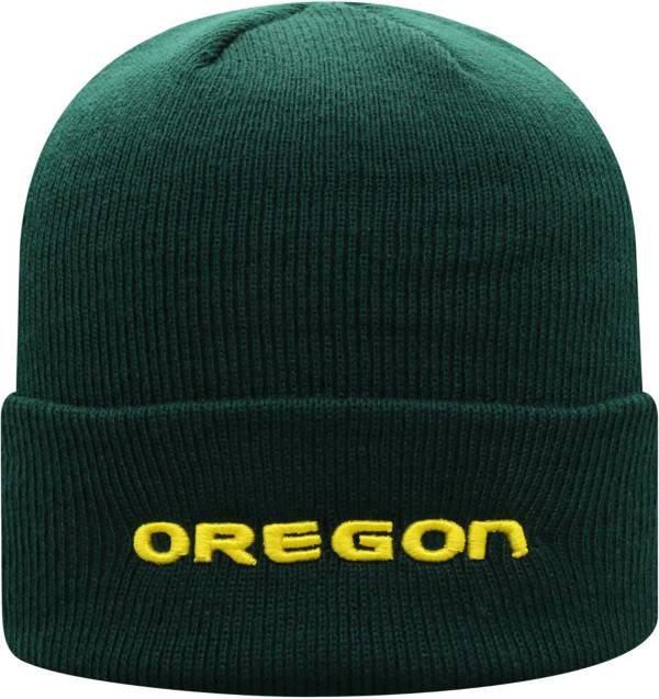 Top of the World Men's Oregon Ducks Green Cuff Knit Beanie product image