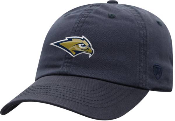Top of the World Men's Oral Roberts Golden Eagles Navy Blue Staple Adjustable Hat product image