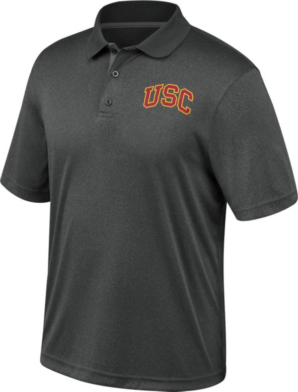 Top of the World Men's USC Trojans Grey Promo Poly Polo