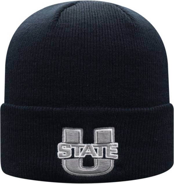 Top of the World Men's Utah State Aggies Blue Cuff Knit Beanie