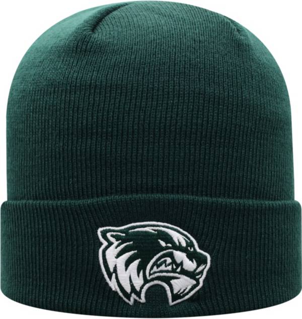 Top of the World Men's Utah Valley Wolverines Green Cuff Knit Beanie product image