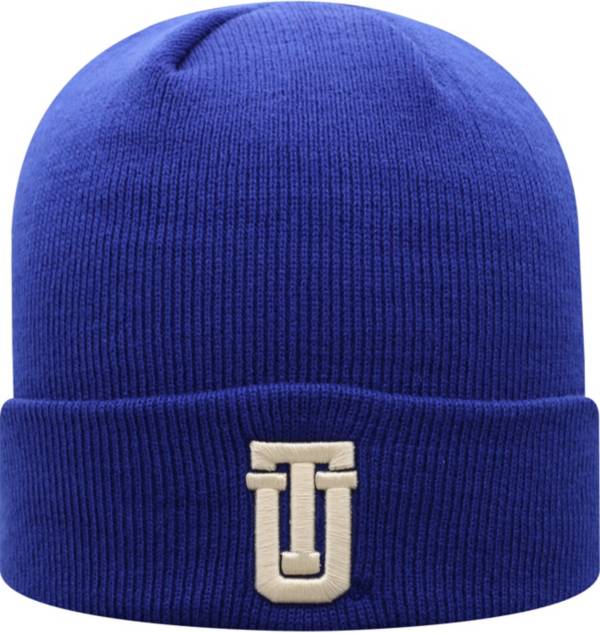 Top of the World Men's Tulsa Golden Hurricane Blue Cuff Knit Beanie