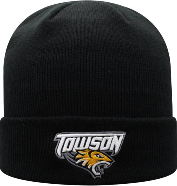 Top of the World Men's Towson Tigers Black Cuff Knit Beanie product image