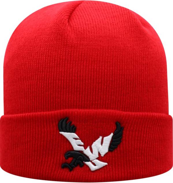 Top of the World Men's Eastern Washington Eagles Red Cuff Knit Beanie