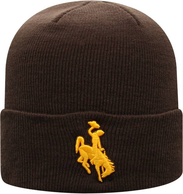 Top of the World Men's Wyoming Cowboys Brown Cuff Knit Beanie product image