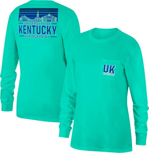 Top of the World Women's Kentucky Wildcats Green Pocket Long Sleeve T-Shirt