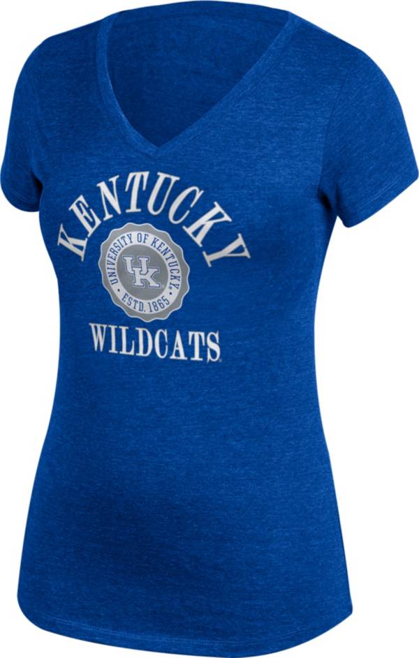 Top of the World Women's Kentucky Wildcats Blue Favorite Crest T-Shirt