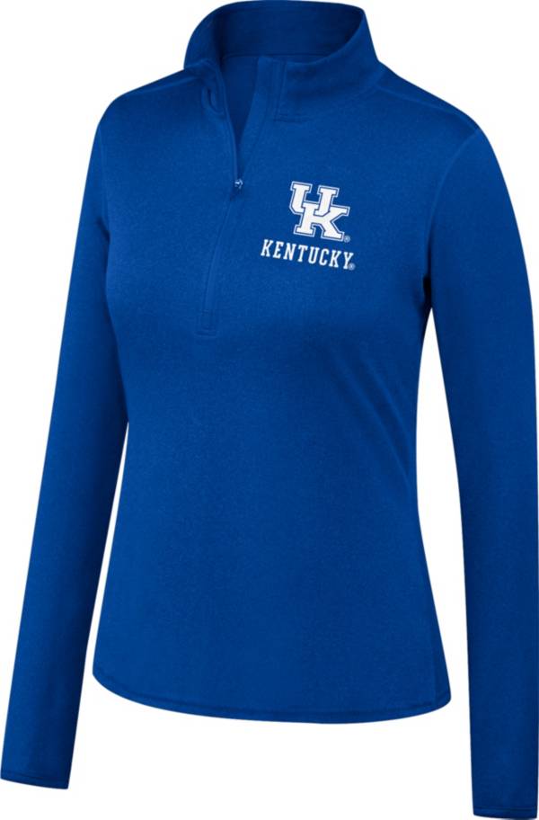 Top of the World Women's Kentucky Wildcats Blue Quarter-Zip Shirt