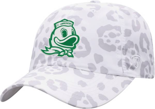 Top of the World Women's Oregon Ducks Flaunt Adjustable White Hat