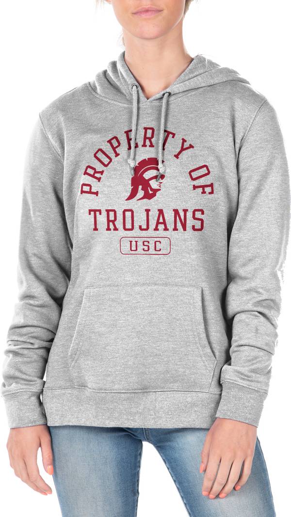 Top of the World Women's USC Trojans Grey Essential Hoodie