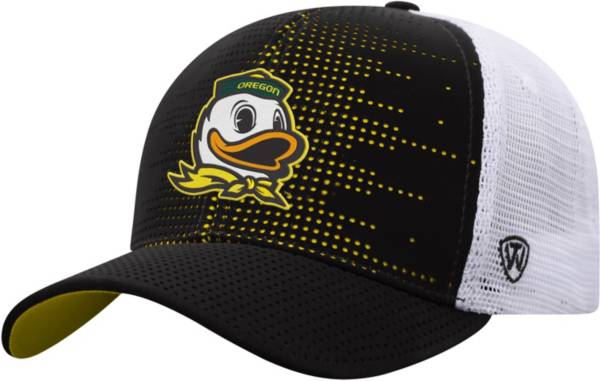 Top of the World Youth Oregon Ducks Crushed Adjustable Black Hat