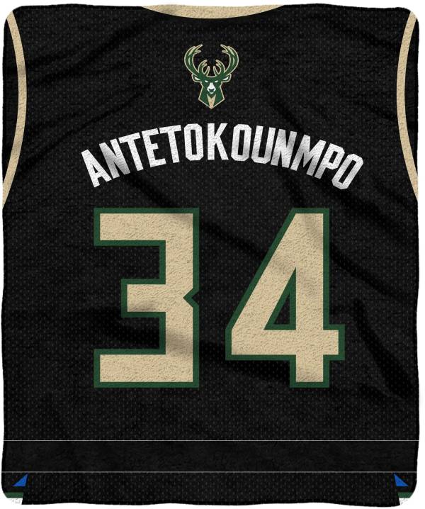 Bleacher Creatures Milwaukee Bucks Giannis Antetokounmpo #34 Raschel Plush Blanket