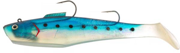 Tsunami Holographic Swim Shad Double Hook Soft Bait