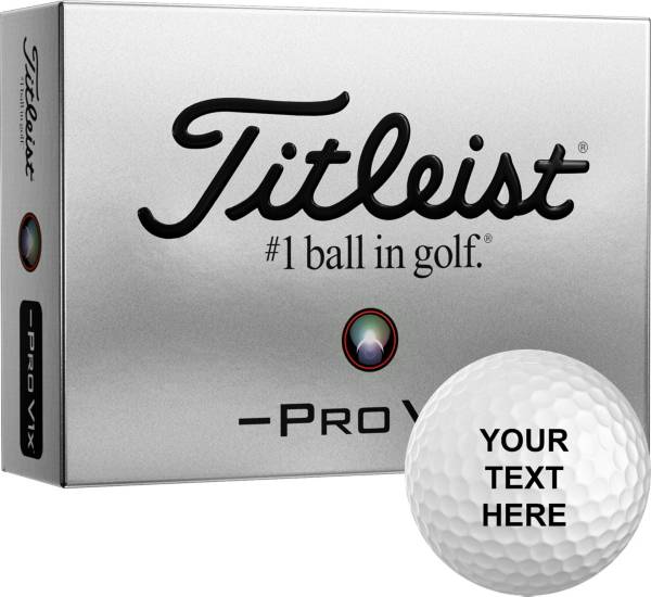 Titleist Pro V1x Left Dash Personalized Golf Balls