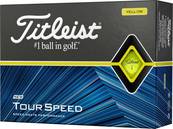 Titleist 2020 Tour Speed Yellow Golf Balls product image