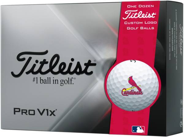 Titleist 2021 Pro V1x St. Louis Cardinals Golf Balls product image