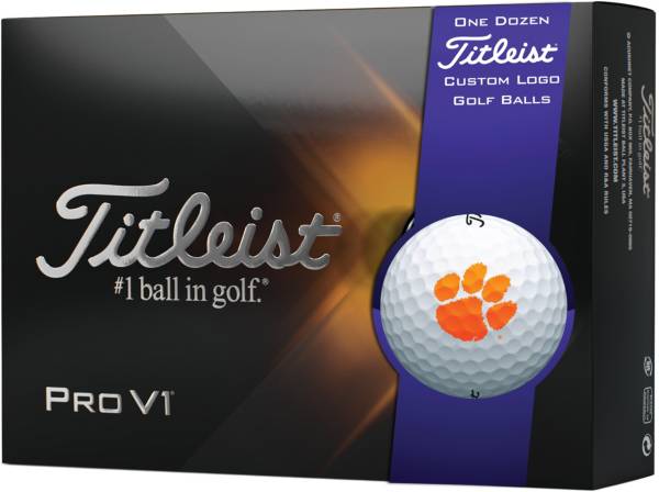 Titleist 2021 Pro V1 Clemson Tigers Golf Balls