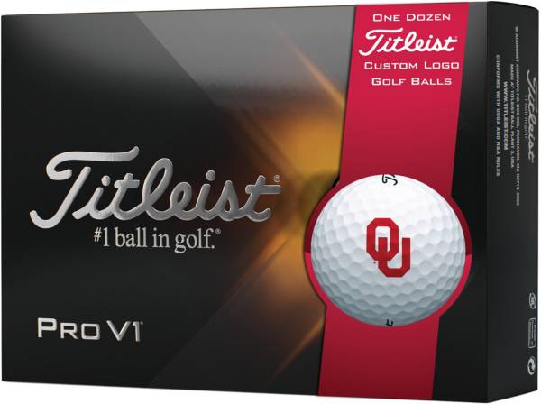 Titleist 2021 Pro V1 Oklahoma Sooners Golf Balls product image