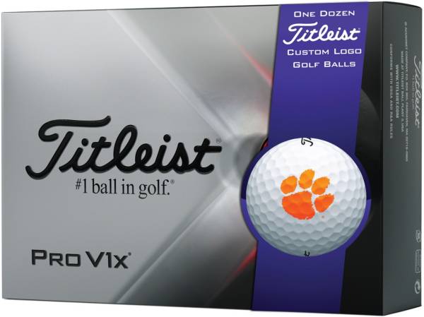 Titleist 2021 Pro V1x Clemson Tigers Golf Balls