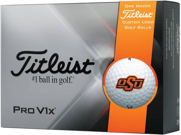 Titleist 2021 Pro V1x Oklahoma State Cowboys Golf Balls product image