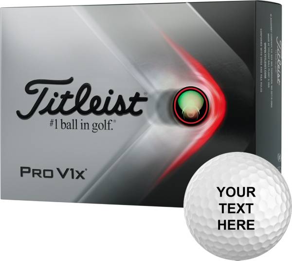 Titleist 2021 Pro V1x Personalized Golf Balls