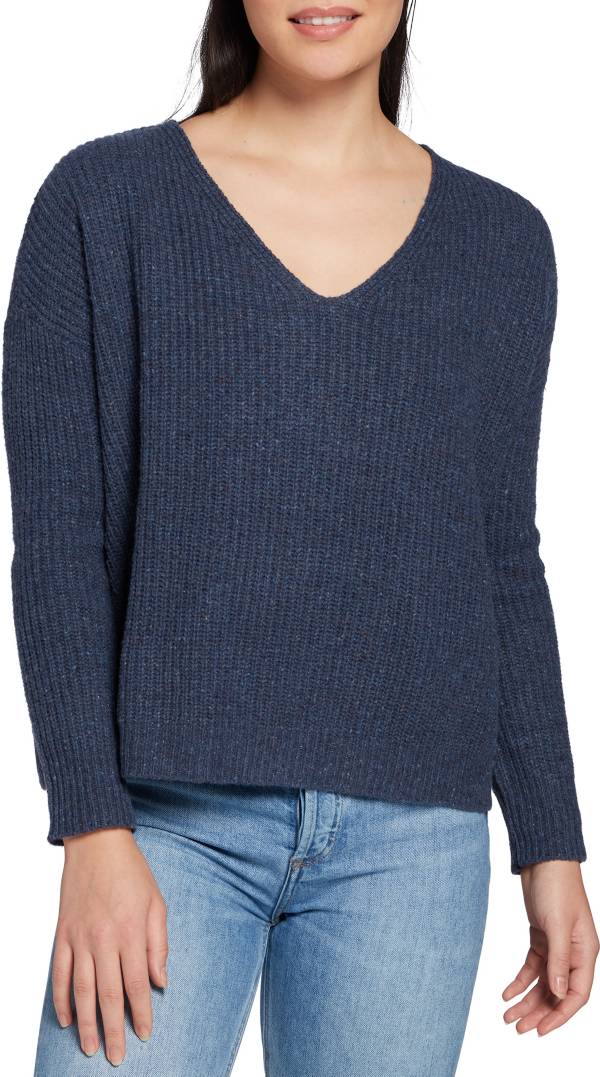 United By Blue Women's Nepped Wool V-Neck Sweater product image