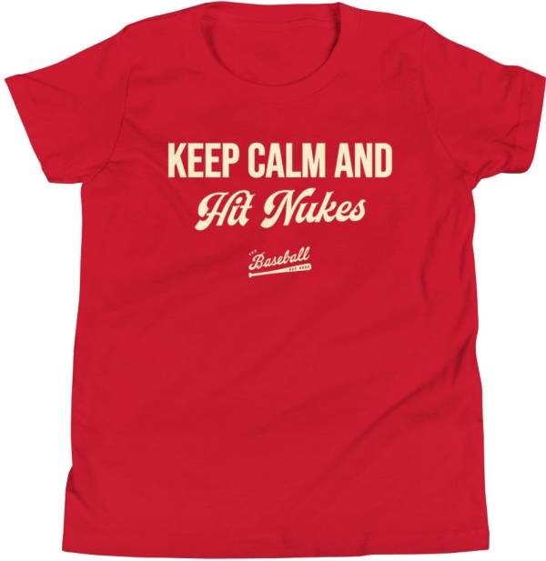 Baseball Bat Bros Youth "Keep Calm & Hit Nukes" T-Shirt