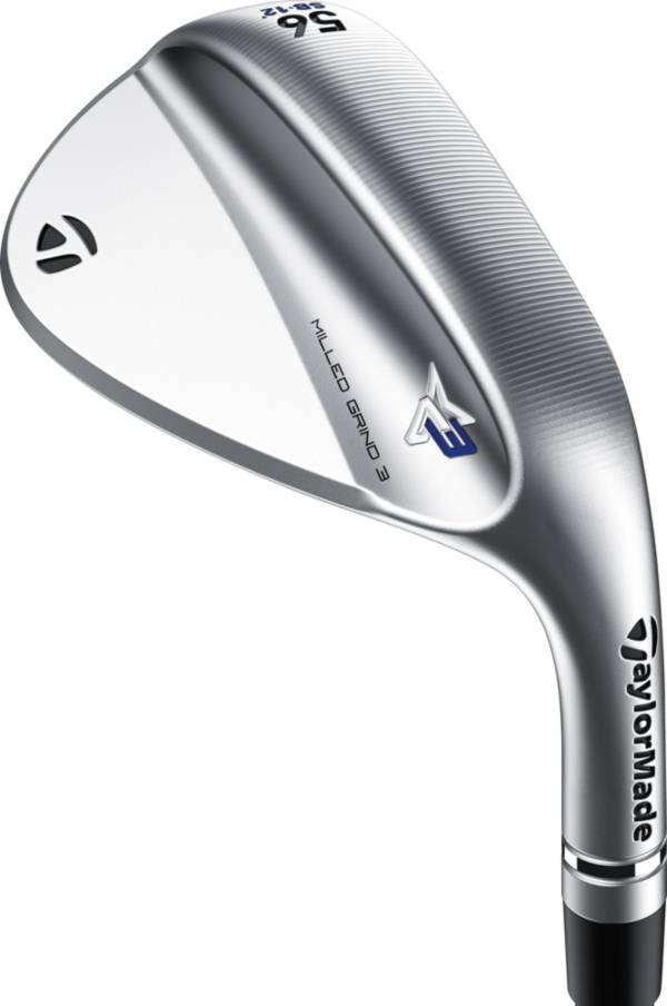 TaylorMade Milled Grind 3 TW Satin Raw Chrome Custom Wedge product image