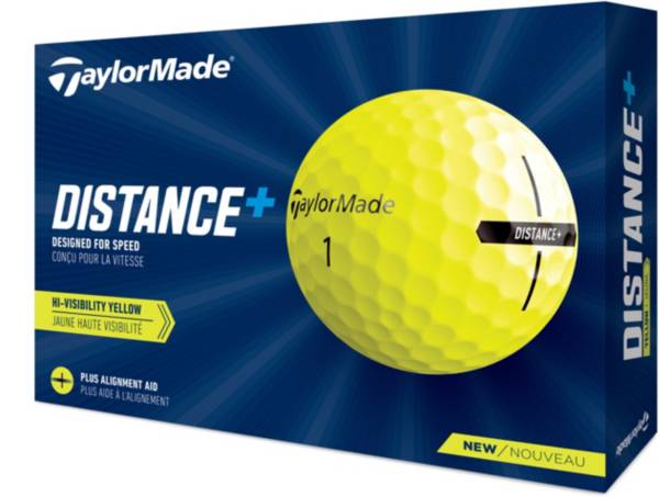 TaylorMade Distance+ Yellow Golf Ball