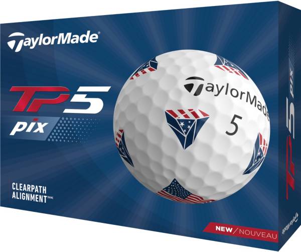 TaylorMade 2021 TP5 pix USA Golf Balls | Dick's Sporting Goods