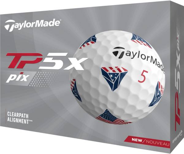 TaylorMade 2021 TP5x pix USA Golf Balls