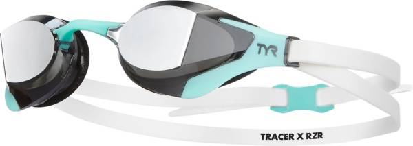 Swim Goggles TYR Mirrored Tracer Racing Pink Black New Swimming Adult 