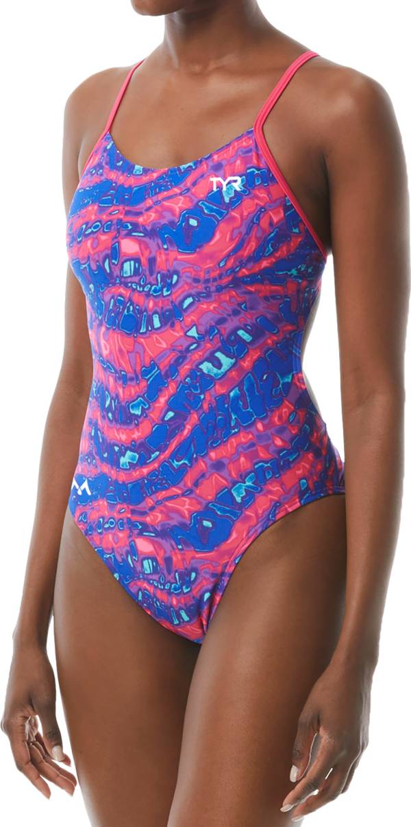 TYR x Simone Women's Ablaze Cutoutfit One Piece Swimsuit