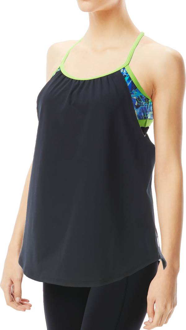 TYR Women's Delphinium Shea 2 In 1 Tankini Top