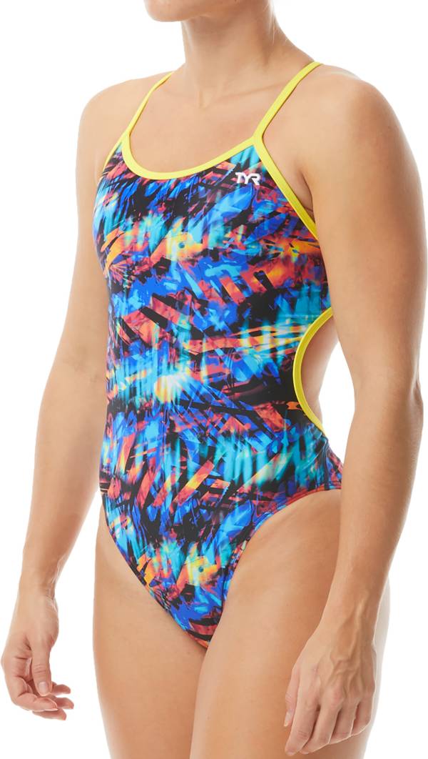 TYR Women's Madagascar Crosscut Fit Triback One Piece Swimsuit