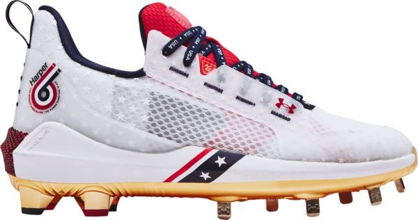 Under Armour Men's Harper 6 USA Metal Baseball Cleats