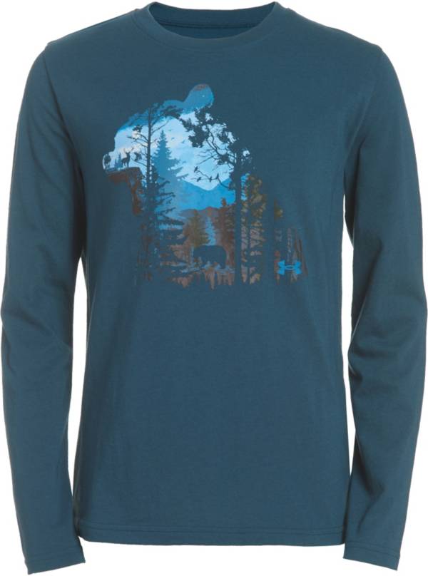 Under Armour Boys' Bear Mark Long Sleeve T-Shirt