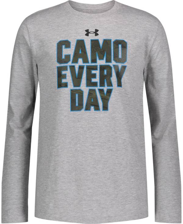 Under Armour Boys' Camo Everyday Long Sleeve T-Shirt