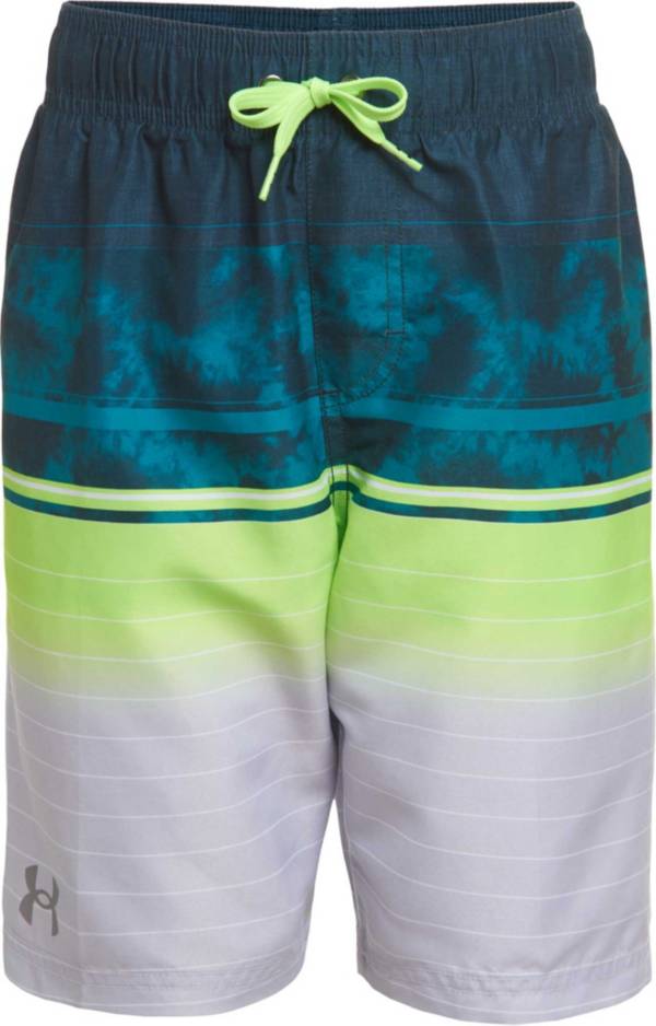 Under Armour Boys' Gradient Tie Dye Stripe Volley Shorts